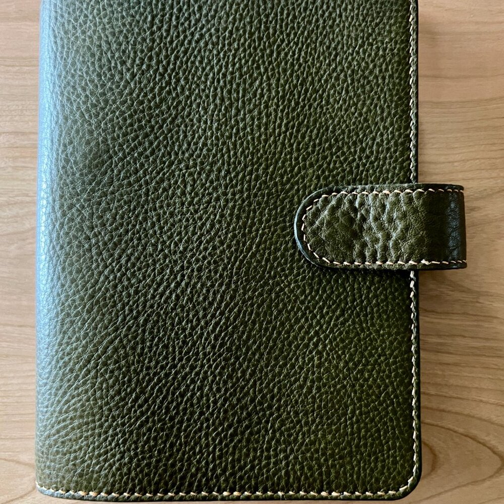 Thinkthankay Ring Planner - Personal size Olive green